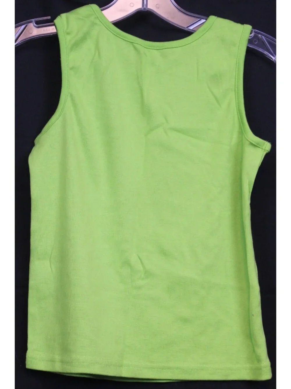 2009 Gymboree Pretty Lady Solid Green Tank top Bow Basic NEW sz 9